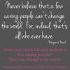 A Few Caring People