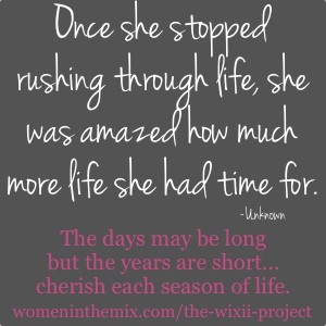 Time for Much More Life