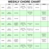 Household Management Calendar